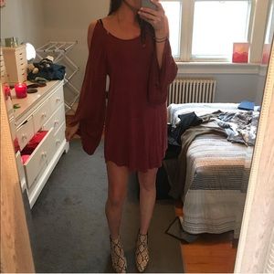 Boutique no shoulder dress